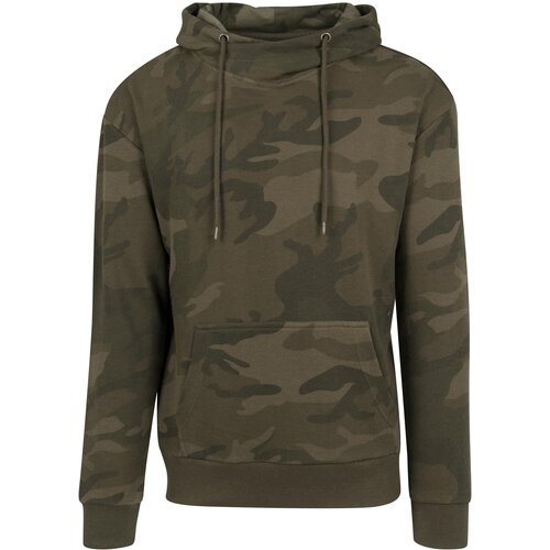 Urban Classics High Neck Camo Olive Camouflage Hood Slike