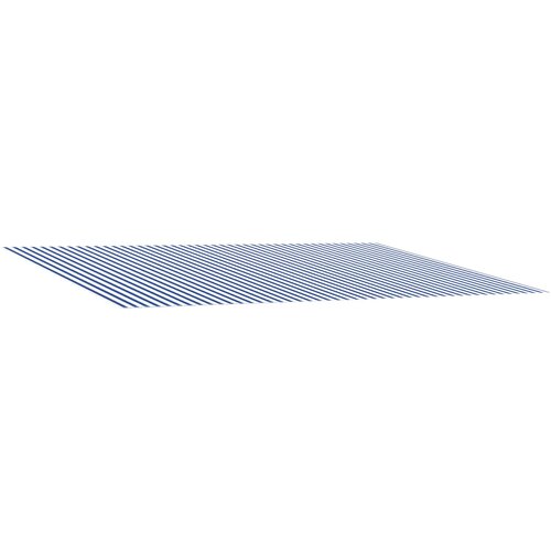 vidaXL Nadomestno platno za tendo Modra in bela 600 &times; 350 cm Poliester, (5000289067) Cene