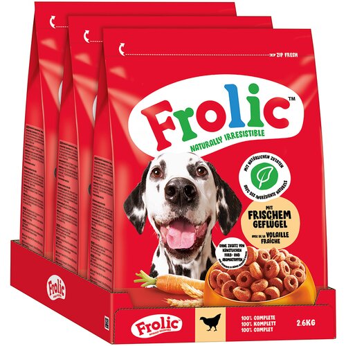 Frolic perad, povrće i riža - 7,8 kg (3 x 2,6 kg) Slike
