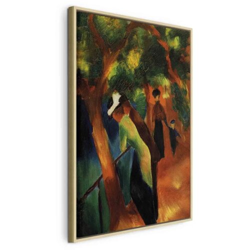  Slika - August Macke – Sunny Path 40x60 U prirodnom drvenom okviru Cene