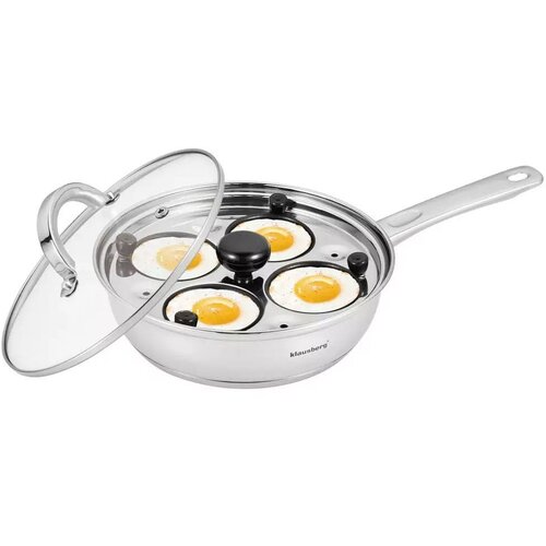 Shumee jeklena ponev z jajčnim vložkom 20CM klausberg KB-7606, (21384473) Cene