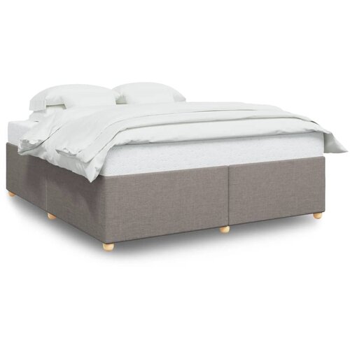 Maison Chic Posteljni okvir - Dvoposteljna postelja - Zakonska postelja brez vzmetnice taupe 180x200 cm blago-J4250, (21767176) Cene