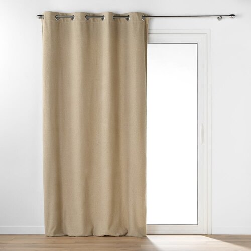 Douceur d intérieur Bež bouclé zavesa 140x240 cm Wooly – Cene