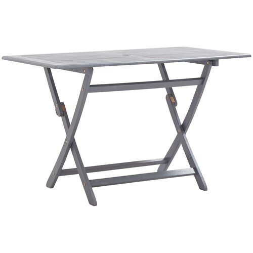 VidaXL Sklopivi vrtni stol 120 x 70 x 75 cm masivno bagremovo drvo Slike