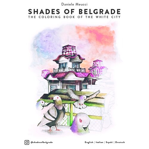 Komshe Shades of Belgrade : The coloring book of the White City Slike