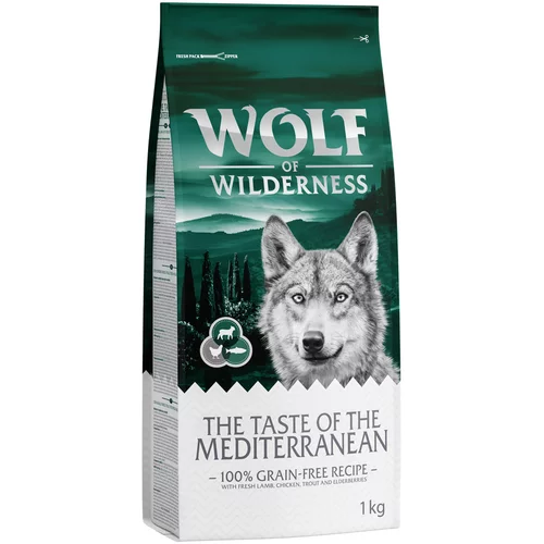 Wolf of Wilderness "The Taste Of The Mediterranean"-z jagnjetino & postrvjo - 1 kg