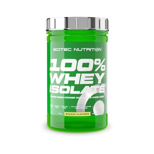 Scitec Nutrition Protein 100% Whey Isolate, Banana 700g Slike