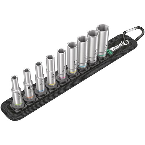 Wera Belt A Deep 1 socket set, 1/4 drive Slike