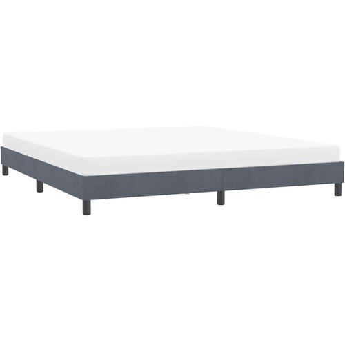 VidaXL Okvir kreveta bez madraca tamno sivi 180x210 cm bar&amp;scaron;un Slike