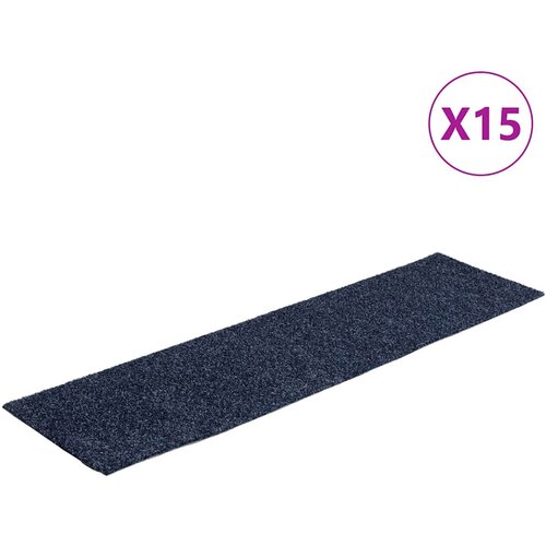 Maison Chic Samolepilne Preproga, Ruge za stopnice 15 kosov 76x20 cm sivo modre, (22122069) Cene
