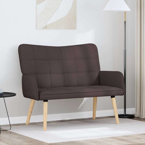  Kauč za dvoje Tamno smeđa 115 x 61 x 87 cm tkanina Cijene