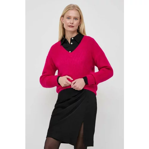 Morgan Pulover s dodatkom vune za žene, boja: ružičasta