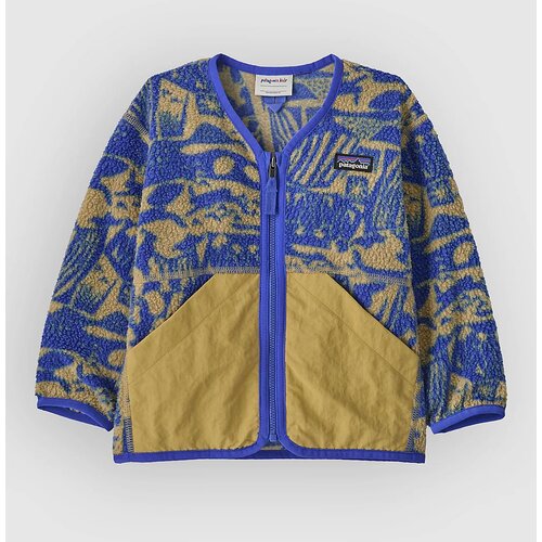 Patagonia Shearling Baby Kids Jacket eddy blue Cene