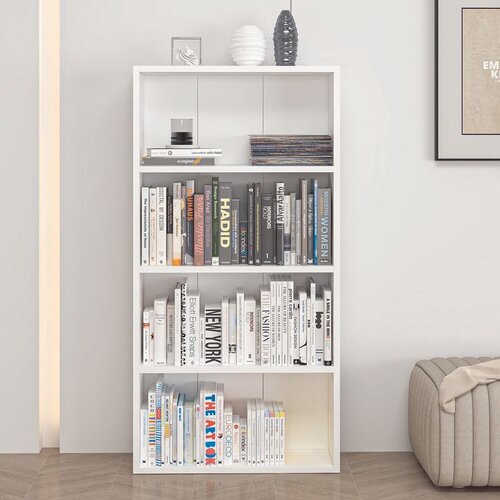 Hanah home polica za knjige Adel 3 Shelf, 60 cm, bela Slike