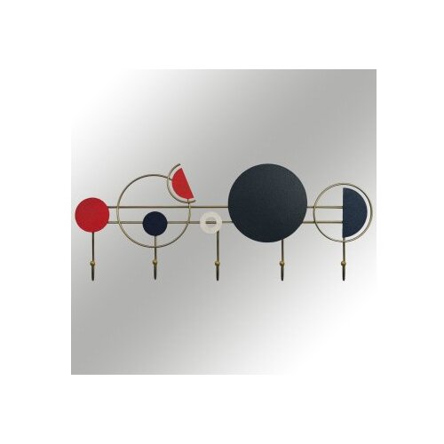 Wallxpert metalna zidna kuka multicolor lydia Slike