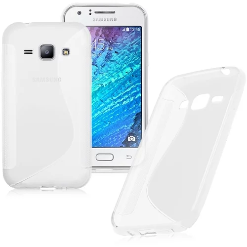  Gumijasti / gel etui S-Line za Samsung Galaxy J1 - beli