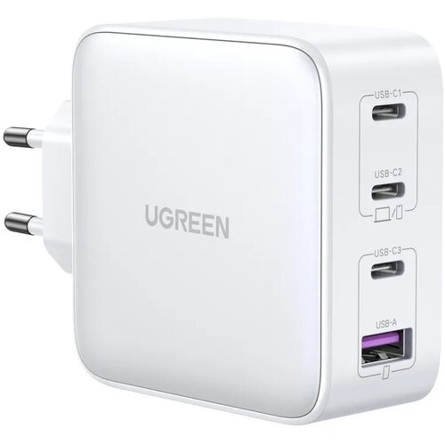 Ugreen USB-A in 3x USB-C 100W GaN hitri polnilec - box Bel Cene
