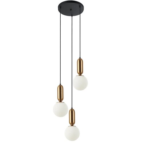  ITALUX PND-02340-3S-BRO - Luster na sajli ALDEVA 3xE27/40W/230V crna/bronza Cene