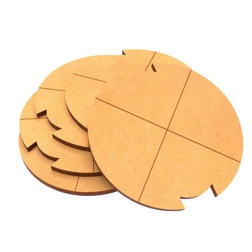 Green Stuff World MDF Round Base 70mm - Pack x5 LEGION (3mm) | Postolje za Minijature 70mm Slike