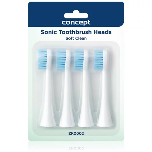 Concept Perfect Smile Soft Clean nadomestne glave za zobno ščetko for ZK4000, ZK4010, ZK4030, ZK4040 4 kos