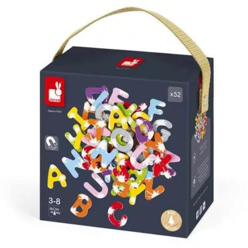 Janod set od 52 drvena slova J09612 Cijene
