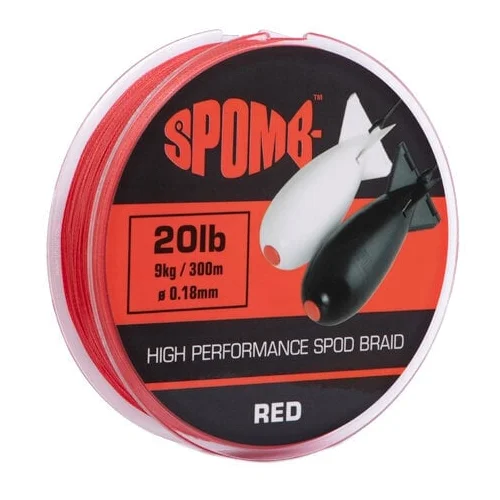 Spomb Braid Red 0,18 mm 9 kg-20 lbs 300 m