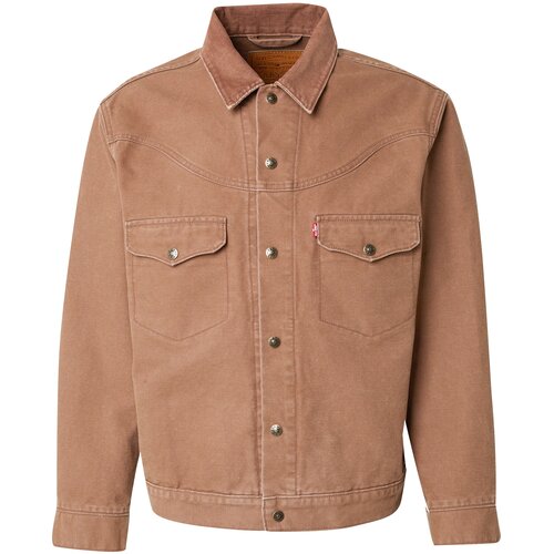 Levi&amp;#039;s Prehodna jakna &amp;#039;Western Shorthorn Trucker Jacket&amp;#039; rjava Slike