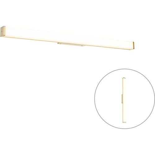 QAZQA Kopalniška stenska svetilka iz medenine 92 cm z LED IP44 - Cascada Cene