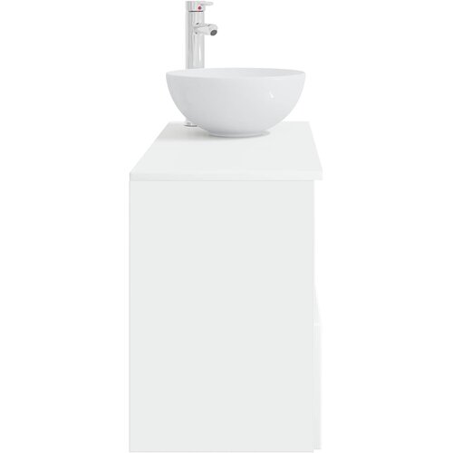  Set namje&amp;scaron;taja za kupaonicu 2 kom. Bijela Konstruirano drvo 49,5 x 41 x 80 cm Slike