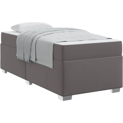  Krevetna konstrukcija Siva 90 x 190 cm tkanina Slike