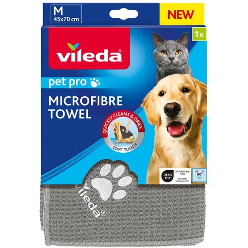 Vileda pet pro microfibre towel m #####tierhandtuch 1 st. Slike