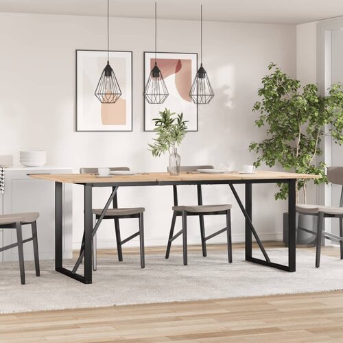 vidaXL Noge za blagovaonski stol O-oblika 160x80x73cm lijevano željezo Cijene