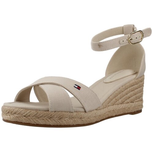Tommy Hilfiger Espadrile Sandalias Mujer Modèle Eileen Bež Cene