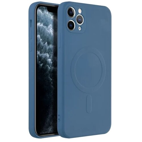Silicone Mag Cover compatible with MagSafe maska za IPHONE 11 PRO MAX blue Cijene