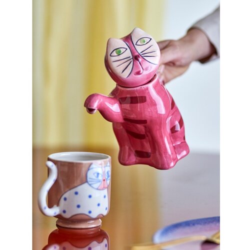 Bloomingville Ružičasti keramički čajnik 500 ml Missy &amp;ndash; Slike
