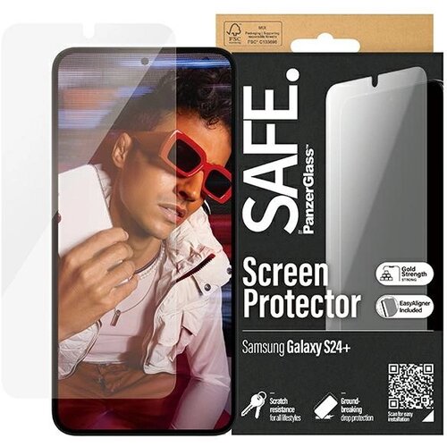 PanzerGlass SAFE BY KALJENO STEKLO ULTRA-WIDE FIT ZA SAMSUNG GALAXY S24+, (21911582) Slike