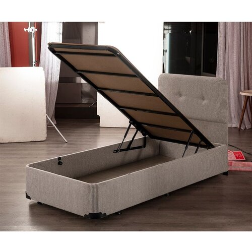 Hanah home Luna Single - 90x190 Beige Single Bed Base Cene