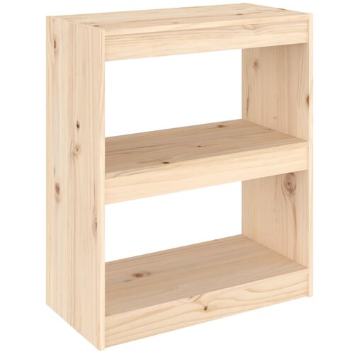 Maison Chic Knjižna omara - Knjižni regal 60x30x71,5 cm trdna borovina, (21723210) Cene