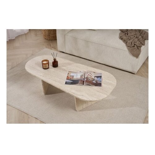 Hanah home sto za kafu ovalis travertine Slike