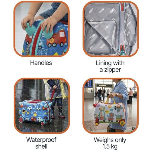 Zopa dječji kofer na kotačiće Pack&amp;amp;Ride Safari Slike