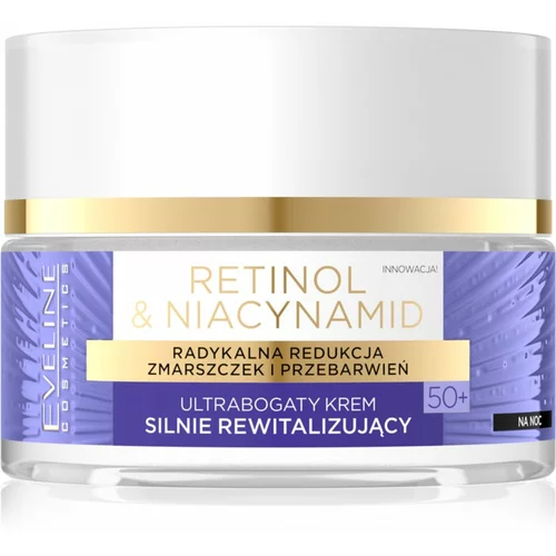 Eveline Cosmetics Retinol & Niacynamid revitalizacijska nočna krema 50+ 50 ml