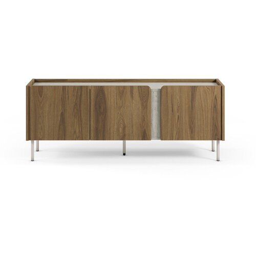 Marckeric TV omarica v hrastovem dekorju v naravni barvi 140x54x35,5 cm Lucile &ndash; Cene