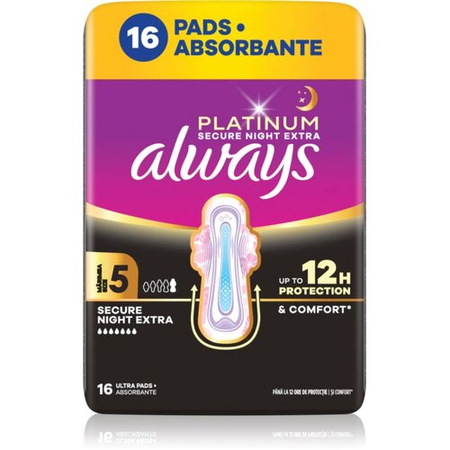 Always Platinum Night Extra Size 5 ulo&scaron;ci za noć 16 kom Cijene