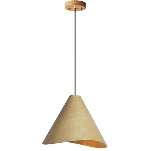  Drveni luster na sajli 1xE27/60W/230V, prečnika 45 cm, masivan/hrast/kaučukovac Cene