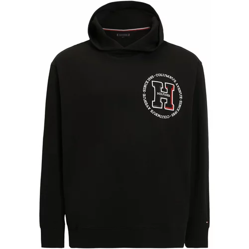 Tommy Hilfiger Big & Tall Sweater majica siva / crvena / crna / bijela