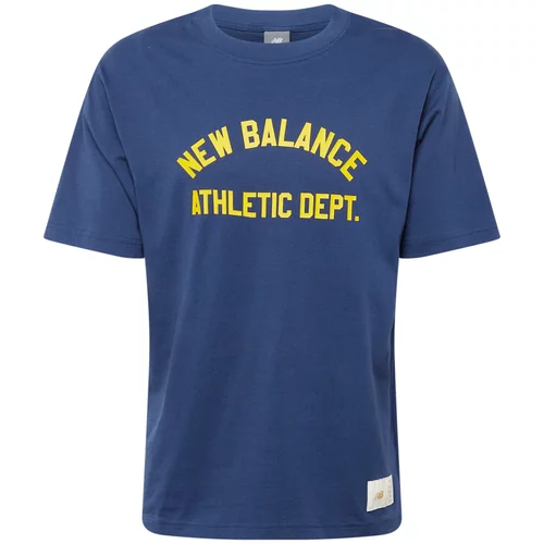 New Balance Majica plava / žuta