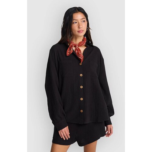 Billabong Swell Blouse Srajca black pebble Slike