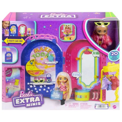  Barbie Extra Minis Barvna trgovina z lutko, (5000558570) Cene