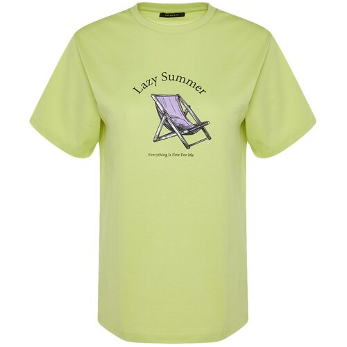 Trendyol T-Shirt - Yellow - Boyfriend Slike