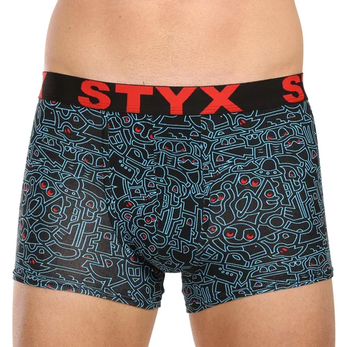 STYX Men's boxers art sports rubber doodle